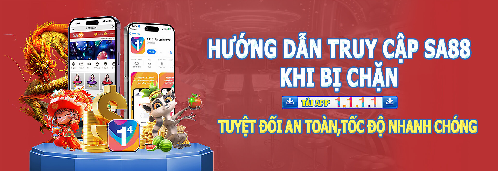 Huong dan tai 1.1.1.1 khi bi chan tai nha cai SA88